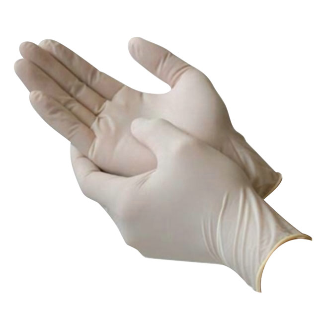 دستکش لاتکس خارجی کم پودر  جراحی سایز small(50جفت)